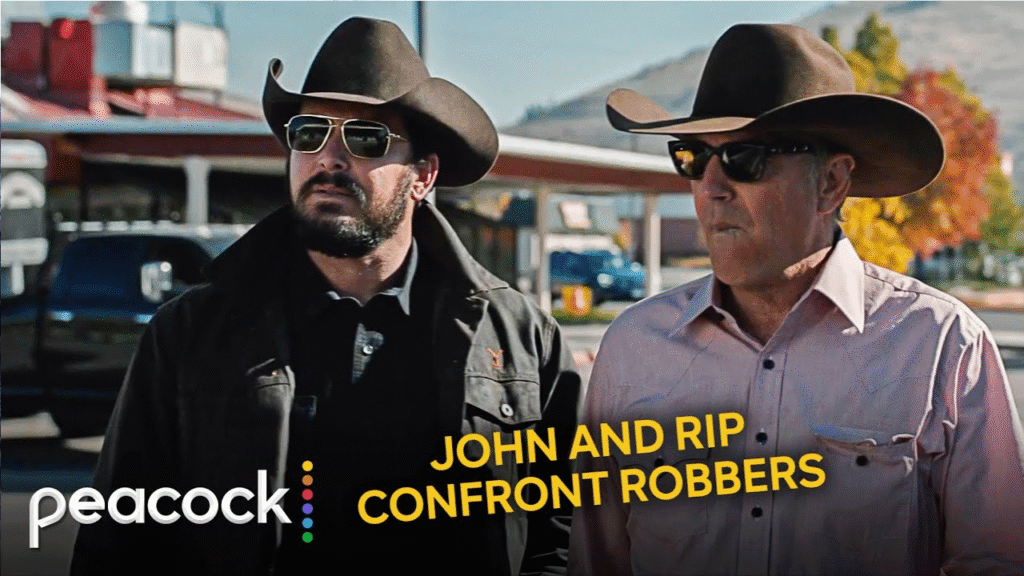 Yellowstone John and Rip Fight To Save the Hostages at the Cafe